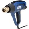 Rapid Termosoffiatore Pistola ad Aria Calda R2200-LCD, Potenza 2200 W, Temperatura 50-650°C, Portata Aria 250-500 l/min, per Rimuovere Vernice, Smalto e Adesivi, Termoretrazione