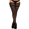 BIGGI BIG Lace 40 DENIER Stanno su con ampia balza in pizzo, antiscivolo-nero-4XL-54-56
