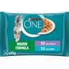 Purina One Indoor Formula Cat Busta Multipack 4x85G VITELLO E TONNO