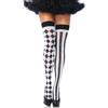 Leg Avenue Harlequin Thigh Highs 6120 Black & White