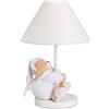 Nanan Lampada da Tavolo Abat Jour Tato Panna 38 CM