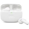 JBL Wave Beam 2 Auricolari Bluetooth True Wireless con Cancellazione del Rumore, 40 Ore di Autonomia, Suono Pure Bass, Smart Ambient, Connessione Multipoint, Design Chiuso a Stick, Bianco