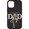 Star Wars Custodia per iPhone 15 Pro Star Wars Yoda Best Dad spada laser regalo per la festa del papà