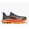 Hoka One One M MAFATE SPEED 4 - Grigio-Arancio