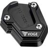 CCYYMOWOK Piastra Supporto Laterale Estensione Cavalletto Moto Accessori per Voge Valico DS900X DS525X DS625X DSX525 DSX900 625 525 900 DSX 525dsx 900dsx VOGE 300 Rally 2024 2025 dsx625 (Nero)