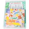 Exacompta 12351E, 1 Kit Per Creare Una Ghirlanda Fotografica Da Appendere, Contiene 10 Cornici Per Foto, 10 Cartoncini Decorativi, 10 Fermagli In Legno E Cordicella Di 150 cm