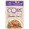 Core Wellness Core Bocconcini in Salsa per Gatti Tender Cuts Pollo Tacchino e Anatra 85 g