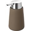 Feridras Dispenser dosasapone in ceramica marrone | Sidney