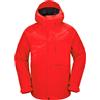 Volcom - Giacca da snowboard isolante - Dua Insulated Gore Jacket Crimson per Uomo - Taglia S,M,L,XL - rosso