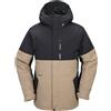 Volcom - Giacca da snowboard - L Gore-Tex Jacket Chestnut Brown per Uomo - Taglia S,M,L,XL - Beige