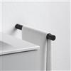 Keuco REVA asta portasciugamani, 12822370000, REVA nero opaco [Accessori Bagno > Portasciugamani]