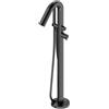 Ritmonio DOT316 Round rubinetto vasca freestanding in acciaio inox, PR50DB202IBX, DOT316 Round nero spazzolato [Rubinetteria Bagno > Rubinetteria Vasca e Doccia]