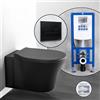Ideal Standard Connect Air set completo WC sospeso con elemento incasso neeos,, E0054V3+16601BM#SET, Connect Air nero opaco [WC > WC con Elementi Incasso]
