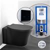 Ideal Standard Connect Air set completo WC sospeso con elemento incasso neeos,, E0054V3+16746BM#SET, Connect Air nero opaco [WC > WC con Elementi Incasso]