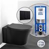 Ideal Standard Connect Air set completo WC sospeso con elemento incasso neeos,, E0054V3+16791BM#SET, Connect Air nero opaco [WC > WC con Elementi Incasso]