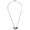 CHANEL Pre-Owned - Collana con pendente CC 2017 - Donna - placcatura in argento/pietre sintetiche - Taglia unica