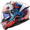 Ls2 Casco Moto Integrale LS2 FF808 STREAM II INFERNO Bianco Blue