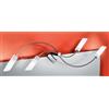 Illuminando PIOGGIA 4 CLIP LED ATTACCO SPECCHIO IN METALLO CROMO LUCIDO