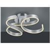 TRIO LIGHTING FRANCIS PLAFONIERA LED 40W VORTICI MODERNA LUCE 3000K BIANCA ANTRACITE ALLUMINIO DIMMERABILE