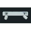 TRIO LIGHTING MICHAEL FARETTO DA PARETE CON 2 SPOT ORIENTABILI IN ACCIAIO SATINATO GU10 MODERNO