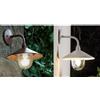 Sovil SPECTRE APPLIQUE DA ESTERNO CORTEN O BIANCO CON PIATTINO IN STILE VINTAGE IP44 DI SOVIL