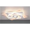 TRIO LIGHTING AKITA PLAFONIERA SQUADRATA MODERNA LED 56W LUCE DIMMERABILE TELECOMANDO INCLUSO