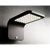 Sovil STREET APPLIQUE AD ENERGIA SOLARE IP54 SENSORE DI MOVIMENTO E CREPUSCOLARE LED 3W NERO DI SOVIL