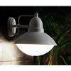 Sovil ITACA LAMPADA DA PARETE STILE VINTAGE IP44 IN ALLUMINIO BIANCO O CORTEN DI SOVIL
