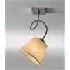 Illuminando SOFT PLAFONIERA AD UNA LUCE CON PARALUME IN PERGAMENA BIANCA O AVORIO