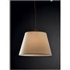 Illuminando STREET SOFT 35 SOSPENSIONE SINGOLA STILE RUSTICO IN METALLO BRUNITO CON PARALUME IN PERGAMENA