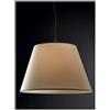 Illuminando STREET SOFT 45 SOSPENSIONE SINGOLA STILE RUSTICO IN METALLO BRUNITO CON PARALUME IN PERGAMENA