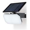 Sovil LAMPO APPLIQUE LED A BATTERIA IP44 CON PANNELLO SOLARE E SENSORE DI MOVIMENTO COLORE NERO