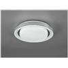 RL ATRIA PLAFONIERA BIANCA ROTONDA D27 LED 10,5W DIMMERABILE EFFETTO CIELO STELLATO CON TELECOMANDO