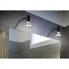 TRIO LIGHTING GIADA LAMPADA DA SPECCHIO ORIGINALE IN METALLO NERO O CROMO IP44 LAMPADINA GU10 DESIGN MODERNO