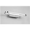 TRIO LIGHTING GIANNI LAMPADA DA SPECCHIO LED 17W METALLO CROMO O NERO IP44 LARGHEZZA CM 40 CON INTERRUTTORE
