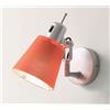 Illuminando LOLA AP ARANCIO BIANCO ALLUMINIO DIREZIONABILE LAMPADINA INCLUSA LED 10W DI ILLUMINANDO