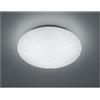 TRIO LIGHTING PAOLO PLAFONIERA LED 15W LUCE 4000K IP44 DIFFUSORE EFFETTO STELLATO DIAMETRO CM 37 MODERNA