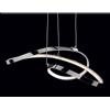 Illuminando NEBULA PICCOLA LAMPADARIO SOSPENSIONE IN METALLO CROMATO LED 23W 3000K MODERNO ECONOMICO
