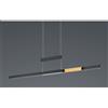 TRIO LIGHTING TRAJAN SOSPENSIONE ALLUNGABILE LED 54W LUCE 2700-5000K DIMMERABILE CON FINITURA BICOLORE MODERNA