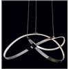 Illuminando NEBULA GRANDE METALLO CROMATO LED 30W LUCE CALDA LAMPADARIO ULTRAMODERNO