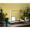 ONDALUCE CICIRIELLO DOWEL LAMPADA DA TAVOLO LED 25W LUCE 3000K TOUCH MONTATURA ORO OPACO O SILVER DI ONDALUCE