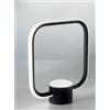 ONDALUCE CICIRIELLO ALFA LUMETTO ALTEZZA 36 CM BIANCO O NERO LED 18W LUCE 3000K MODERNO TOUCH