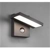 TRIO LIGHTING HORTON APPLIQUE PER ESTERNI CON SENSORE DI MOVIMENTO ORIENTABILE IP54 LED 8W ANTRACITE