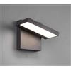 TRIO LIGHTING HORTON APPLIQUE PER ESTERNI CON DIFFUSORE ORIENTABILE IP54 LED 8W ANTRACITE MODERNO