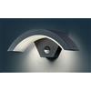 TRIO LIGHTING OHIO APPLIQUE AD ARCO CON SENSORE DI MOVIMENTO IP54 LED 6W LUCE 3000K ANTRACITE