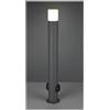 TRIO LIGHTING HOOSIC LAMPIONE A CILINDRO DA ESTERNI CON PRESE SCHUKO IP44 ANTRACITE ATTACCO E27 MODERNO