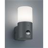 TRIO LIGHTING HOOSIC APPLIQUE CON SENSORE DI MOVIMENTO DA ESTERNI IP44 ANTRACITE ATTACCO E27 MODERNO