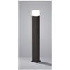 TRIO LIGHTING HUDSON LAMPIONE DA ESTERNI H80 IP44 ANTRACITE ATTACCO E14 SQUADRATO MODERNO