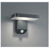 RL ESQUEL APPLIQUE DA ESTERNO IP44 AD ENERGIA SOLARE E CON SENSORE DI MOVIMENTO ANTRACITE LED 4,5W