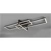 TRIO LIGHTING SALINAS PLAFONIERA A DUE RETTANGOLI LED 34W MODERNA DIMMERABILE LUCE 3000K 3 FINITURE COLORE